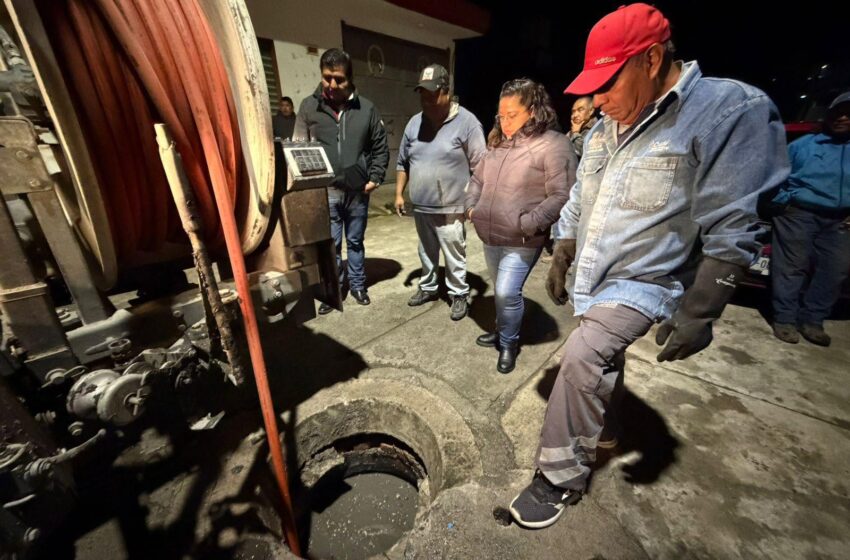  ANTE FUERTES LLUVIAS FORTALECEN ACCIONES PREVENTIVAS EN CHAPULTEPE