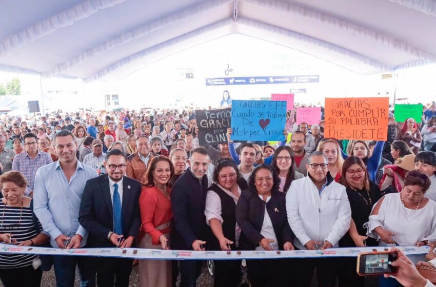  INAUGURA FERNANDO FLORES CLÍNICA DE LA RED DE SALUD FAMILIAS FELICES