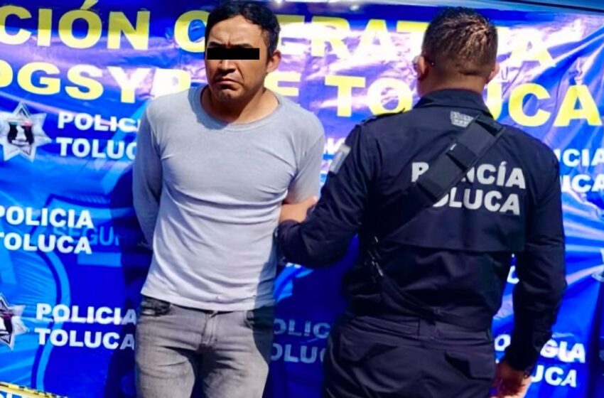  Captura Policía de Toluca a hombre por abuso sexual contra menor