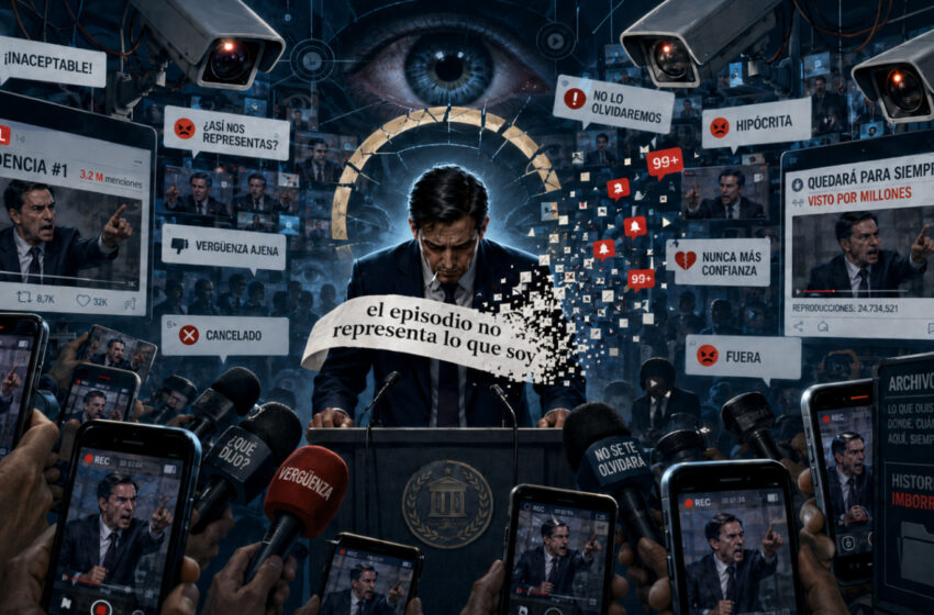  Portarse bien ante la cámara: cuando el error ya no ocurre en privado