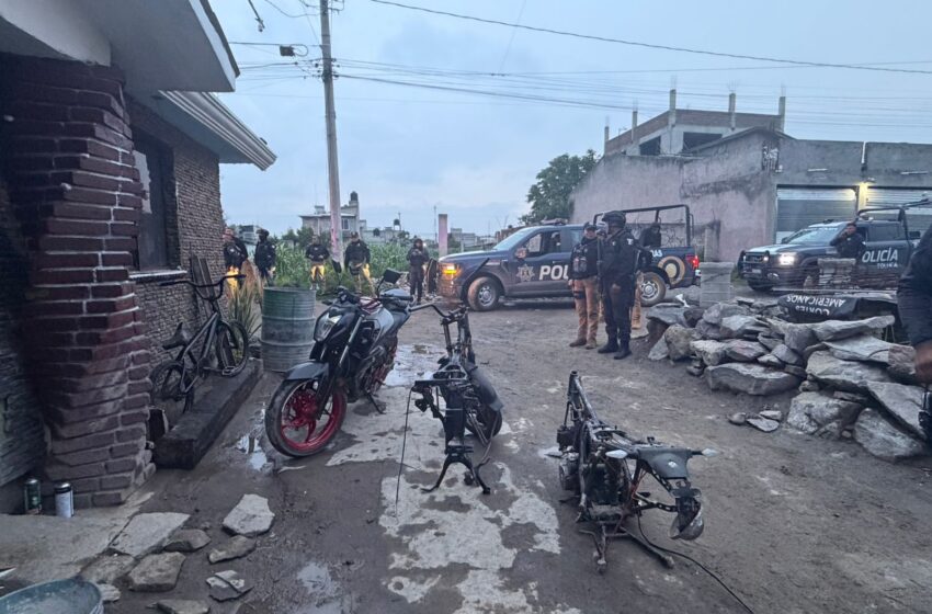  Captura Policía de Toluca a banda dedicada al robo de motos y narcomenudeo