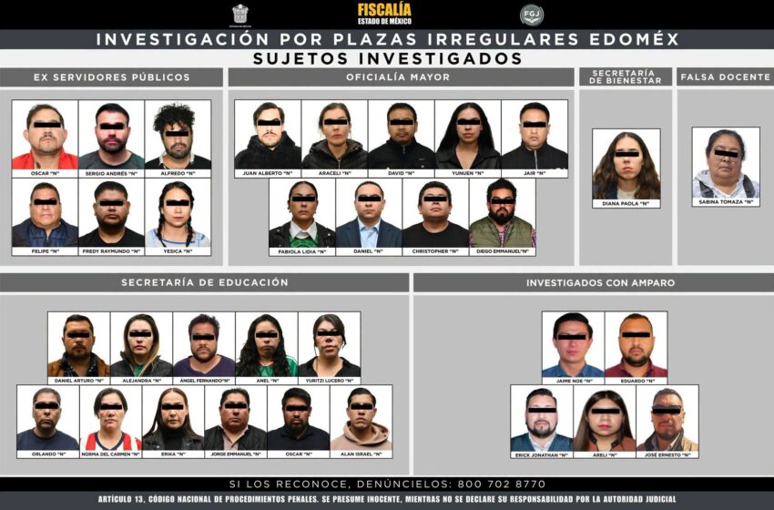  DESTAPAN MEGA RED DE “AVIADORES” EN EL EDOMÉX