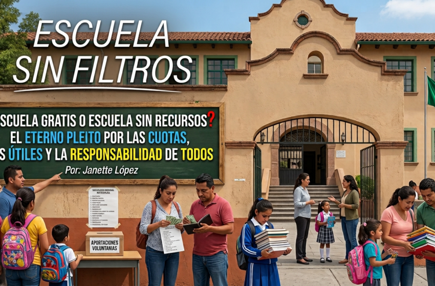  ¿ESCUELA GRATIS O ESCUELA SIN RECURSOS? EL ETERNO PLEITO POR LAS CUOTAS, LOS ÚTILES Y LA RESPONSABILIDAD DE TODOS