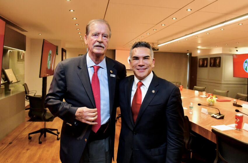  ALITO MORENO RECIBE A VICENTE FOX EN EL PRI; HABLAN SOBRE DEMOCRACIA Y EL FUTURO DE LA OPOSICIÓN