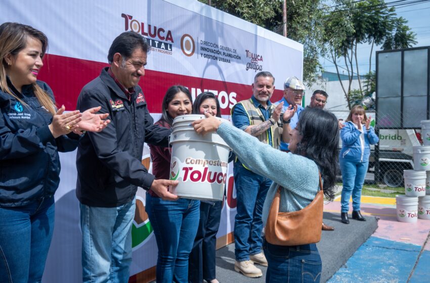  TOLUCA PONE EN MARCHA PROGRAMA PILOTO PARA SEPARAR RESIDUOS EN 200 HOGARES