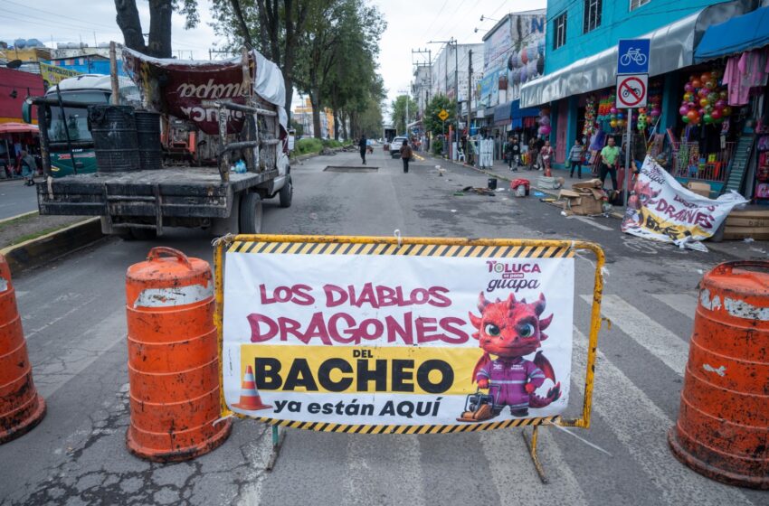  Toluca, entre baches, obras y tráfico