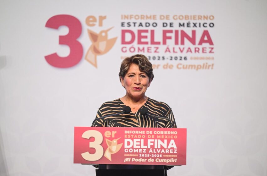  “Ofrecimos un cambio y lo estamos cumpliendo”: Gobernadora Delfina Gómez rinde su Tercer Informe y anuncia prioridades para los próximos tres años