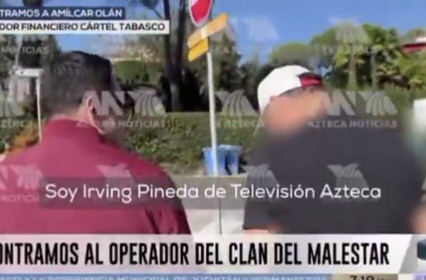  Lo encuentran en Suiza: Amílcar Olán evita entrevista y termina en forcejeo con reportero de TV Azteca