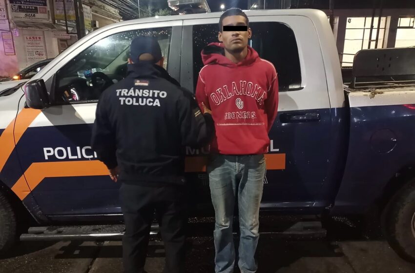  Detienen a motociclista con unidad robada durante revisión del alcoholímetro