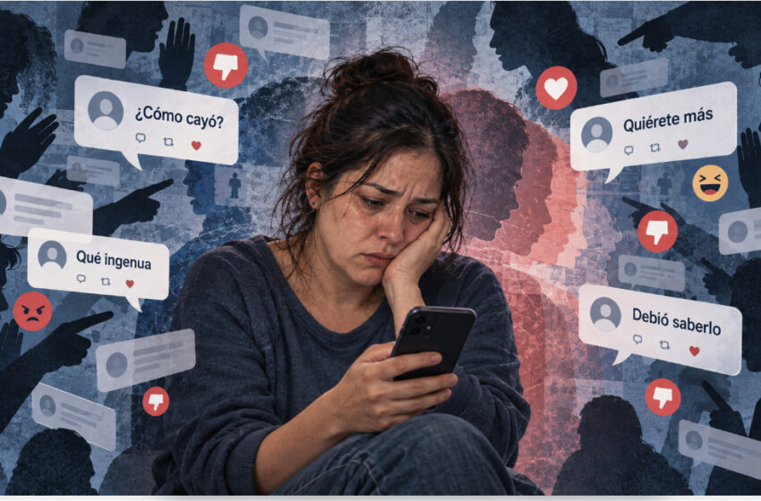  La burla en redes que revictimiza